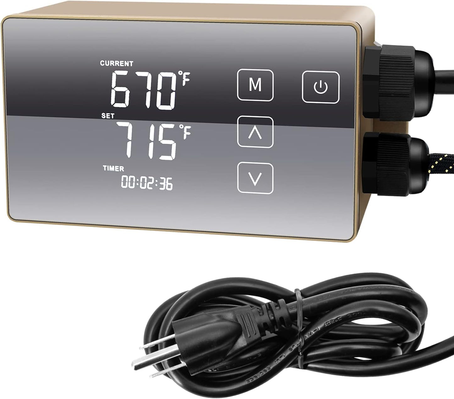 Digital Temperature Controller with Accessories for Precision Use