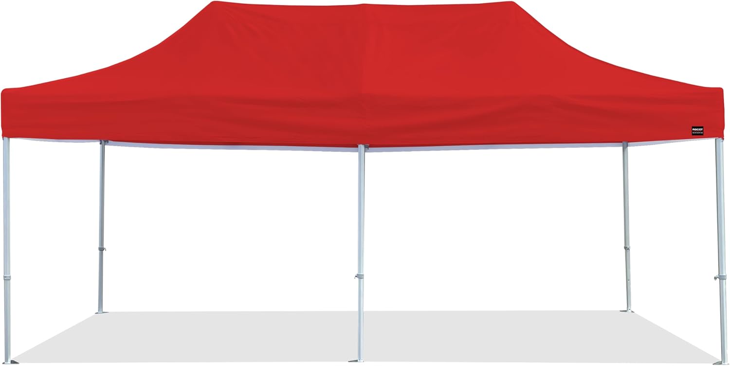 Rocket Canopy: Heavy Duty 10x20ft Tent - Waterproof&Fireproof, Commercial Grade, 2 Hex Leg Frame
