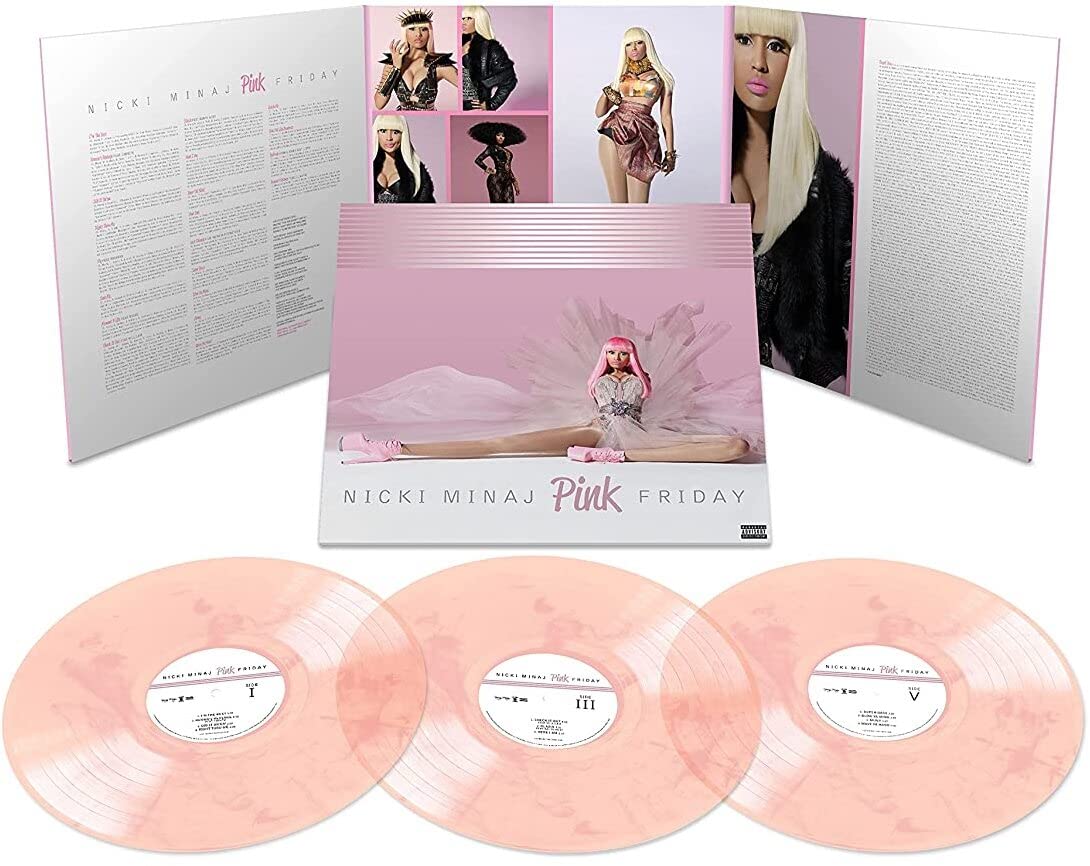 Pink Friday 10th Anniversary Deluxe Pink White Swirl 3 LP Review