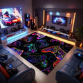 Gaming Rug for Boys Room 80x60 in - Soft Durable Gamer Carpet