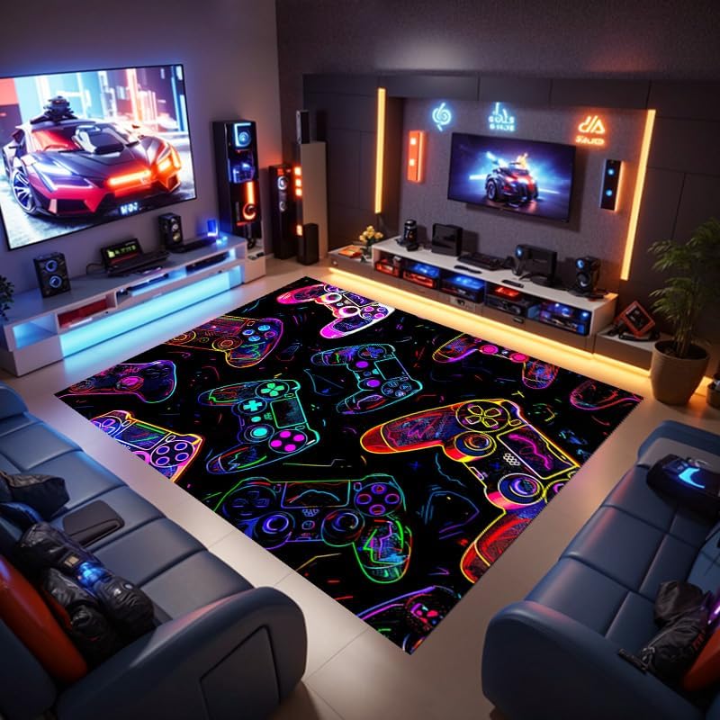 Large Gamer Rug - Boost Your Gaming Zone! 80x60