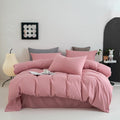 Cottonight Pink Comforter Set Queen Blush Pink Bedding - Cozy