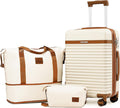 20 Inch Carry On Luggage Set - Expandable 3 Piece Spinner Set