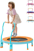 Mini Trampoline for Kids 3-6 with Super Safe Foam Handle Bar - Indoor