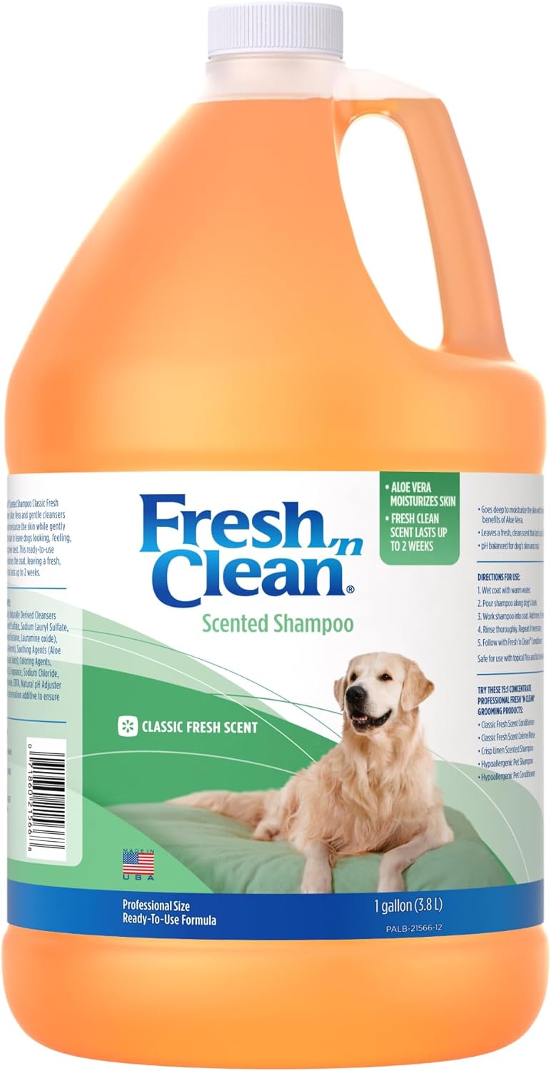 PetAg Fresh n Clean Shampoo - Soap-Free Dog Cleanser for Coats