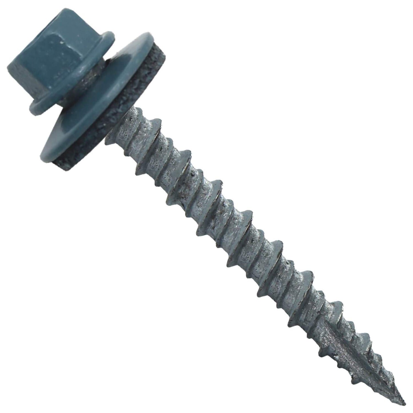 Metal Roofing Screws: Durable Slate Blue Hex Head Fasteners