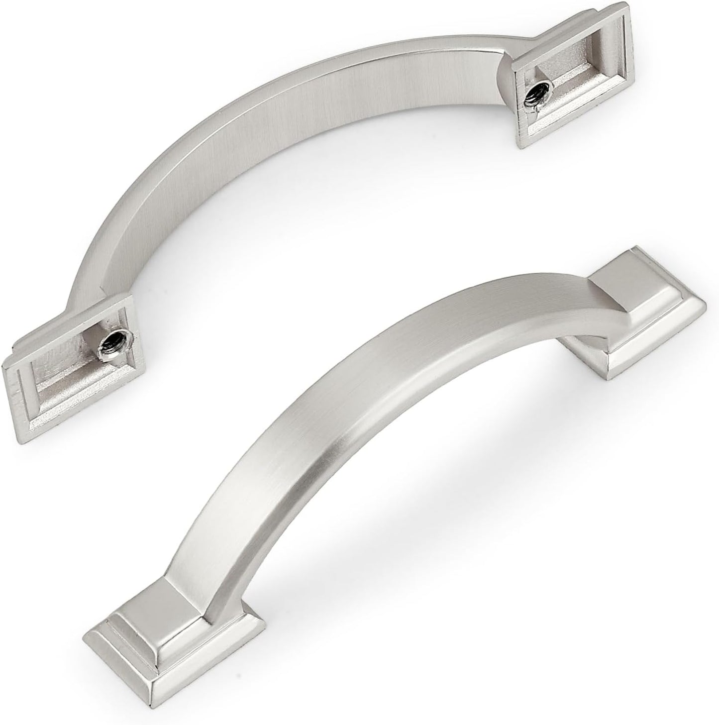 Probrico 20 Pack 3 Inch Hole Center Brushed Satin Nickel Handles
