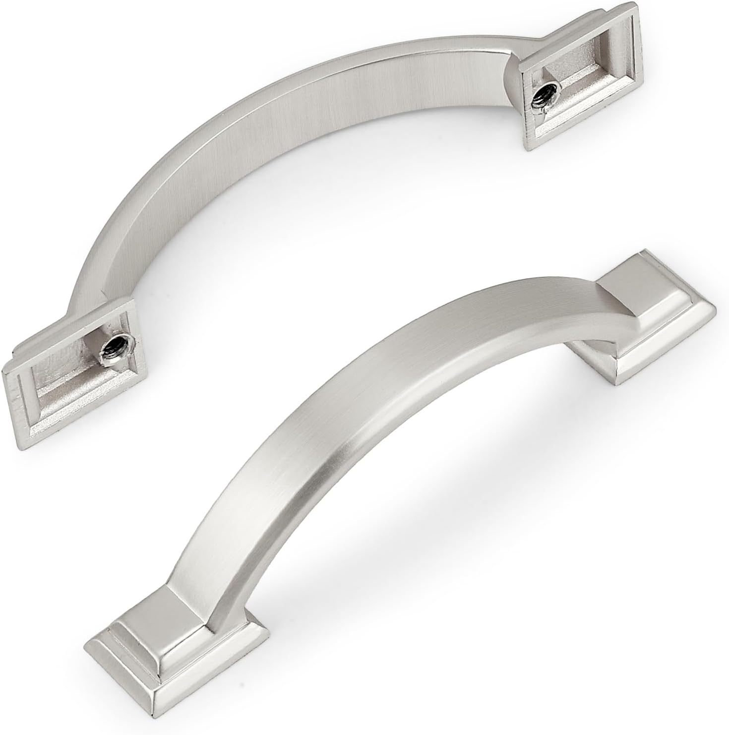 Probrico 20 Pack 3 Inch Hole Center Brushed Satin Nickel Handles