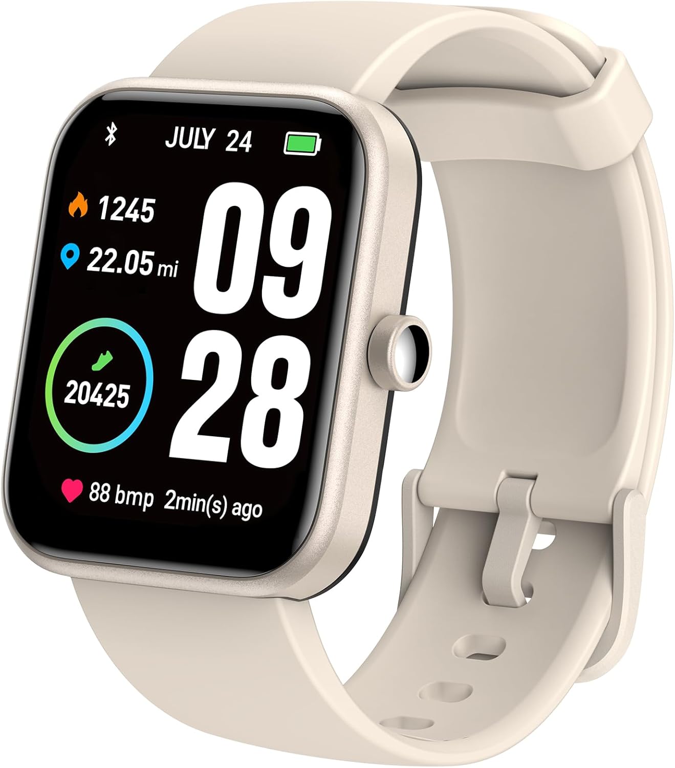 TOZO S2 Smart Watch: Alexa, Heart Rate, Blood Oxygen, Sleep Analyzer