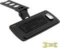 Keyboard Tray Under Desk Adjustable Height - Ergonomic Slide-Out Tray