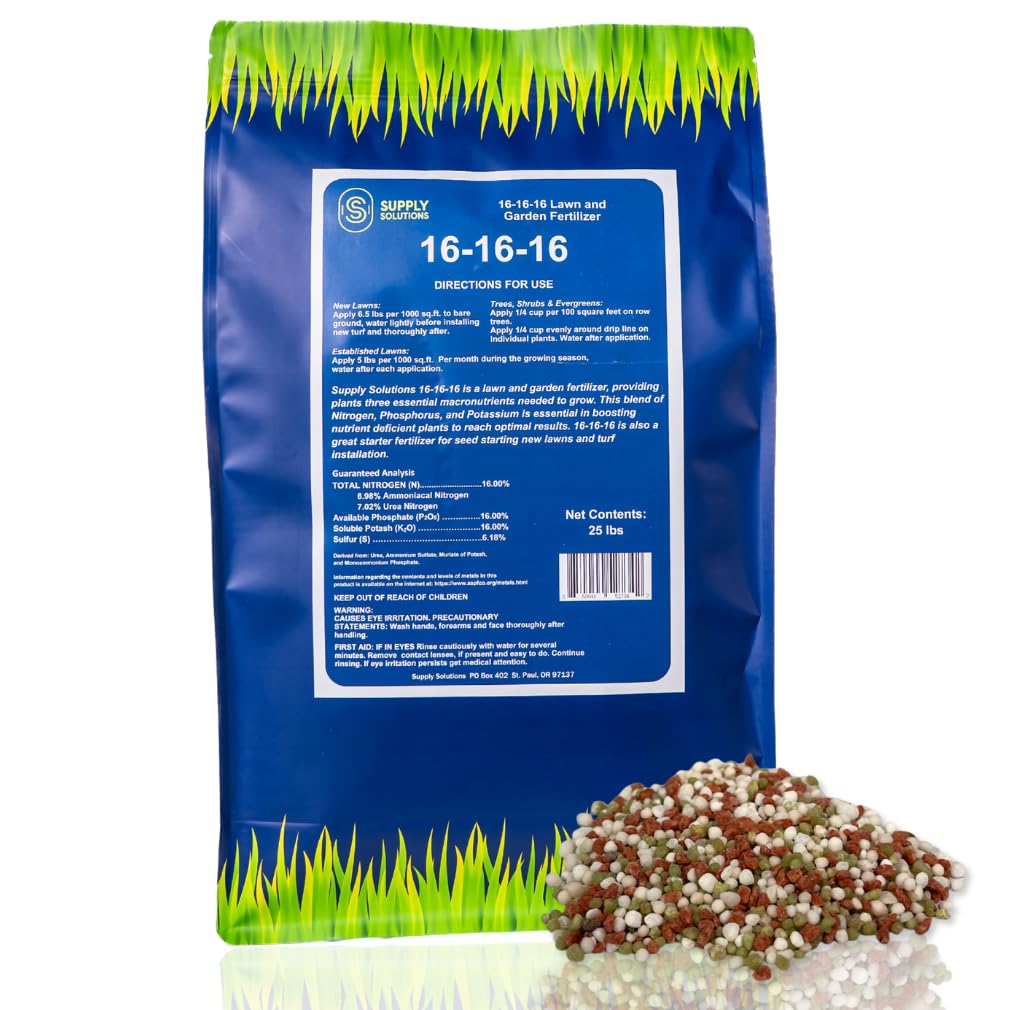 16-16-16 Complete Lawn & Garden Fertilizer for Vibrant Blooms