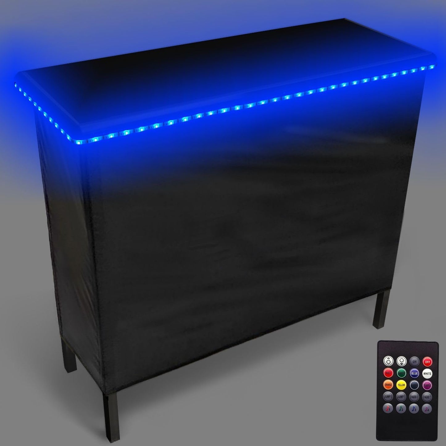 PartyLife Portable Bar Table with LED Lights for Events
