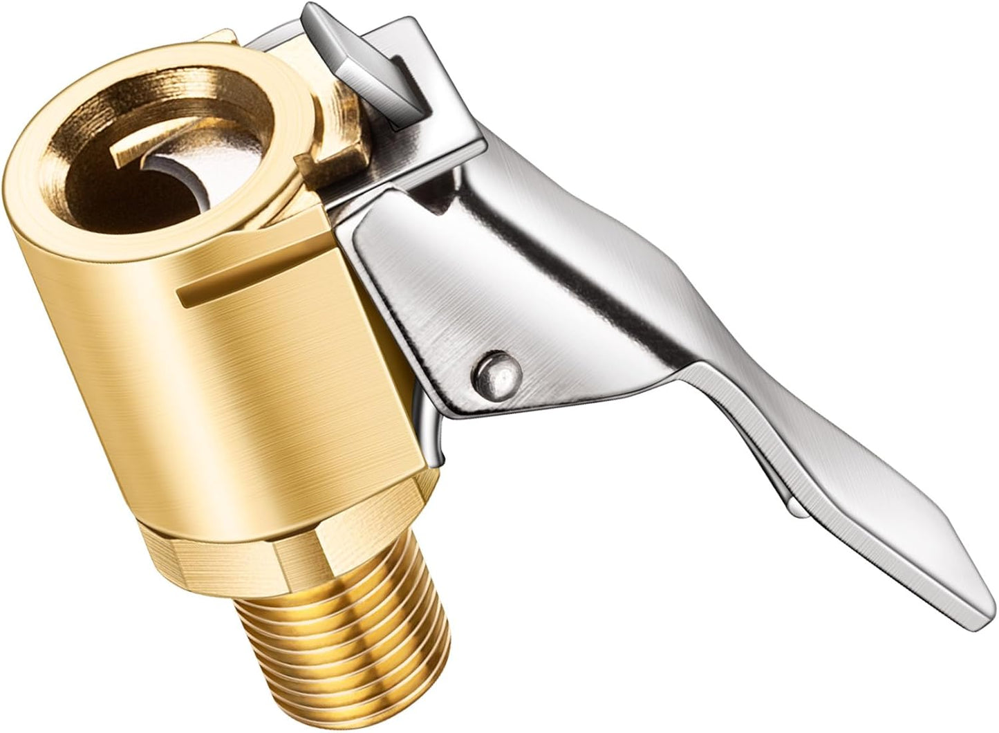 LUMITECO Brass Locking Tire Chuck - Leak-Free Inflation