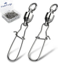 Snap Swivels 30Pack Ball Bearing Duo Lock Swivels - Smooth 360