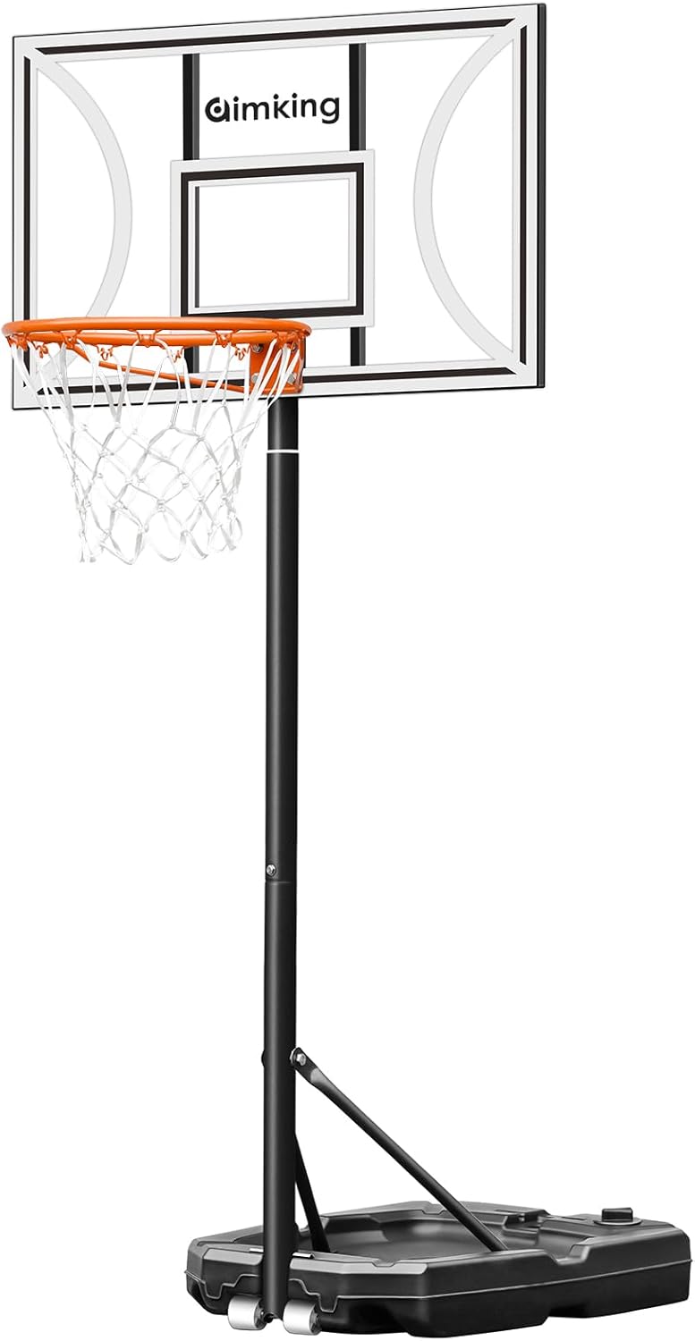 Aimking Basketball Hoop Outdoor Adjustable 3.3-10FT for All Ages