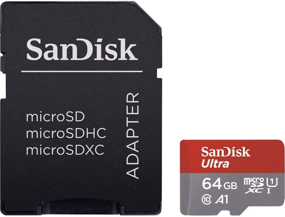 SanDisk 64GB Ultra MicroSDXC Memory Card - High Speed 100MB/s