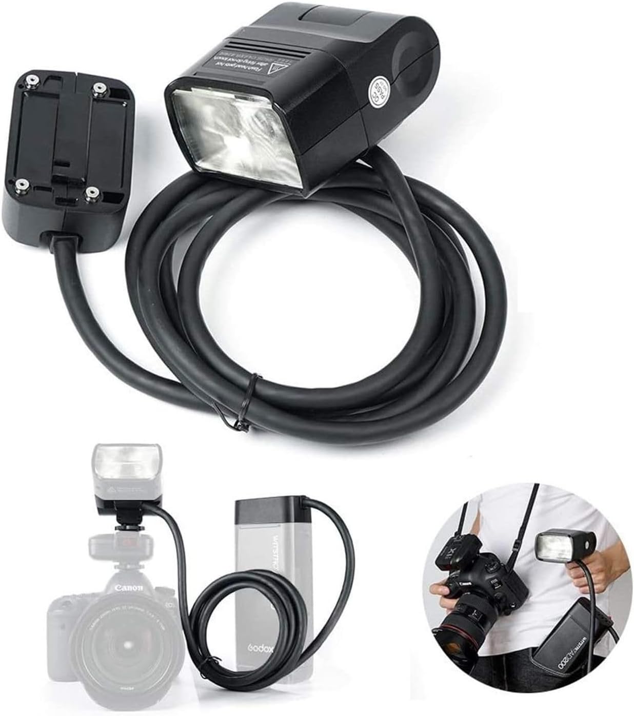 GODOX EC200 200W Extension Flash Head for Outdoor Photography
