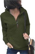 Quilted Pattern Lightweight Women Sweatshirt - Casual Comfort