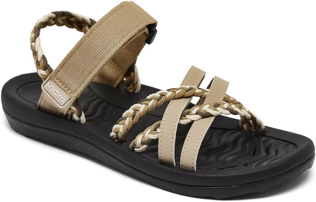 MEGNYA Women's Arch Support Hiking Sandals