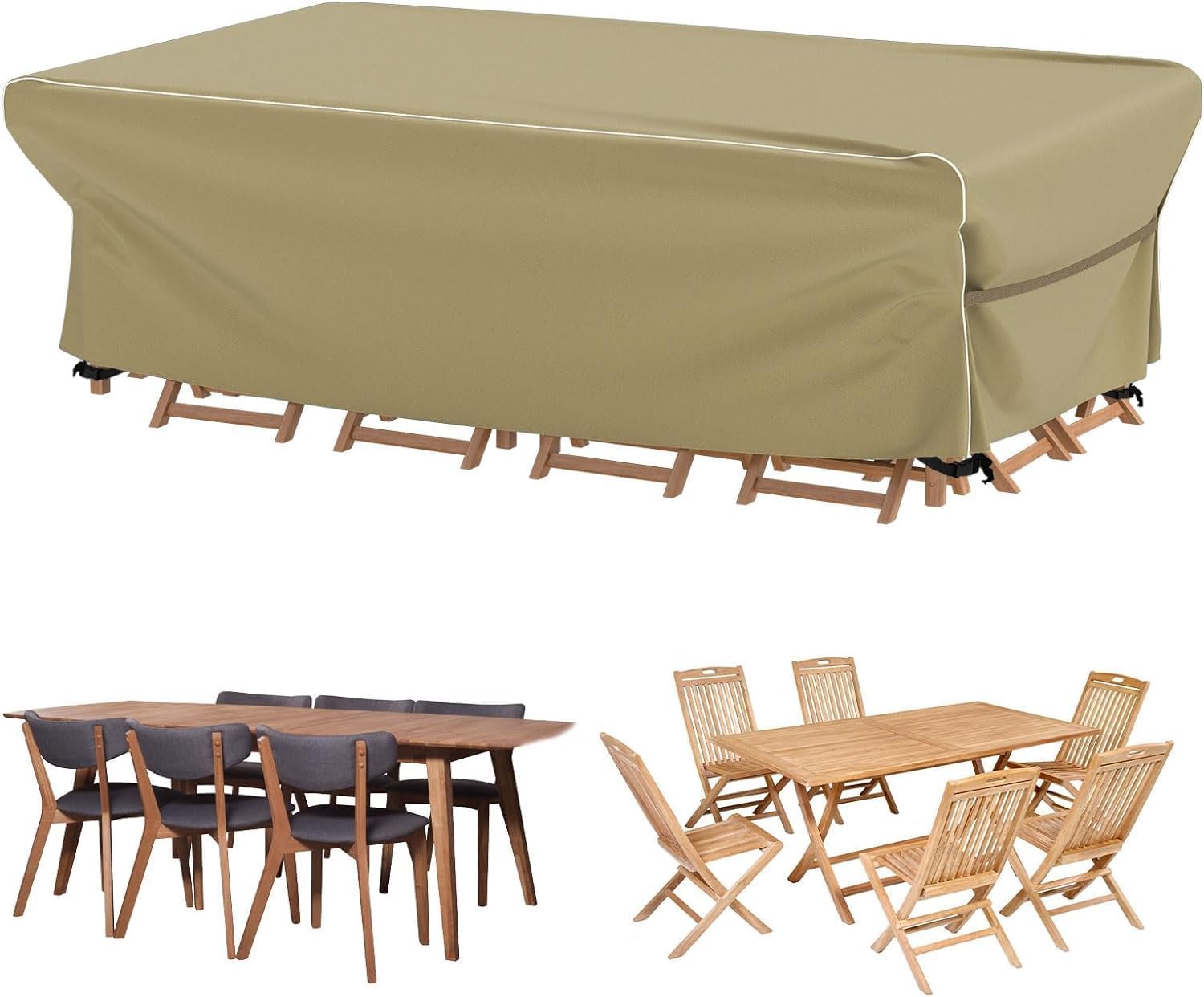Velway Patio Furniture Set Cover - Heavy Duty Waterproof Protection