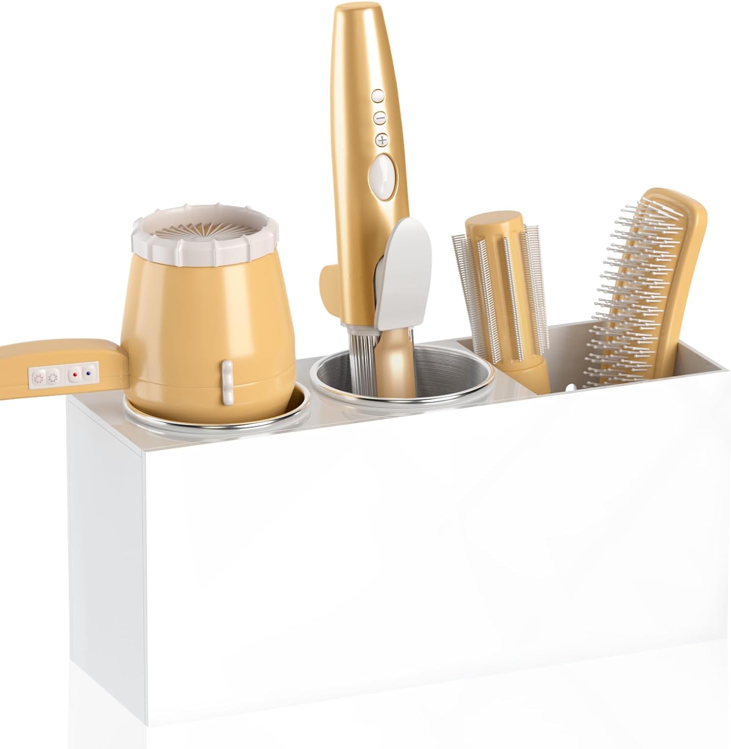 NIUBEE Hair Tool Organizer - Stylish Bathroom Storage