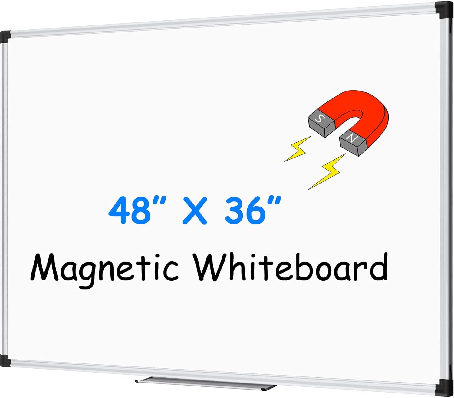 XBoard Magnetic Dry Erase Board 48 x 36 Inch for Home Office