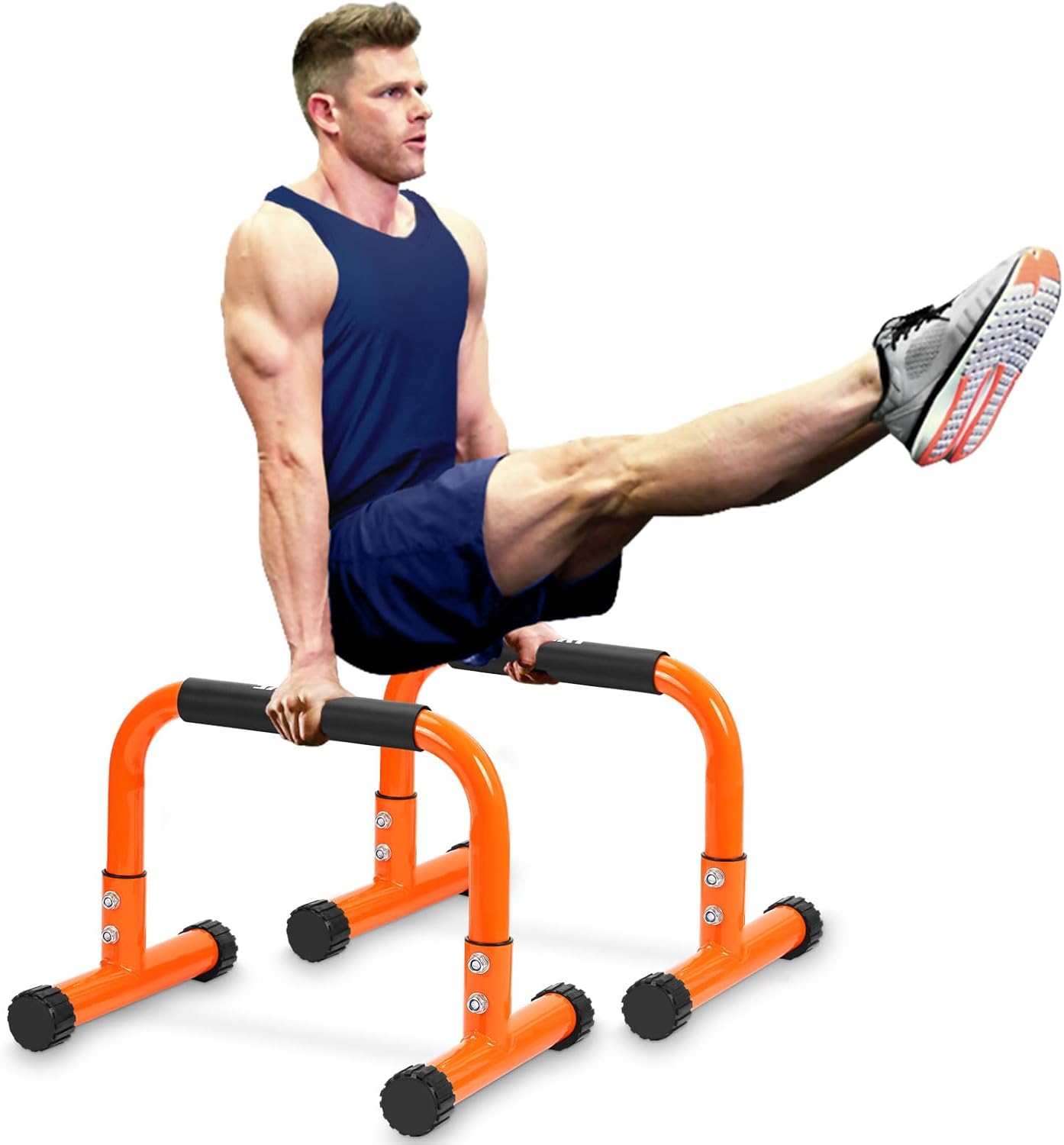Push Up Bar for Home Gym - Heavy-Duty Non-Slip Parallettes