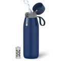Water Bottle with Filter Stainless Steel - Keeps Water Cold 24 Hours