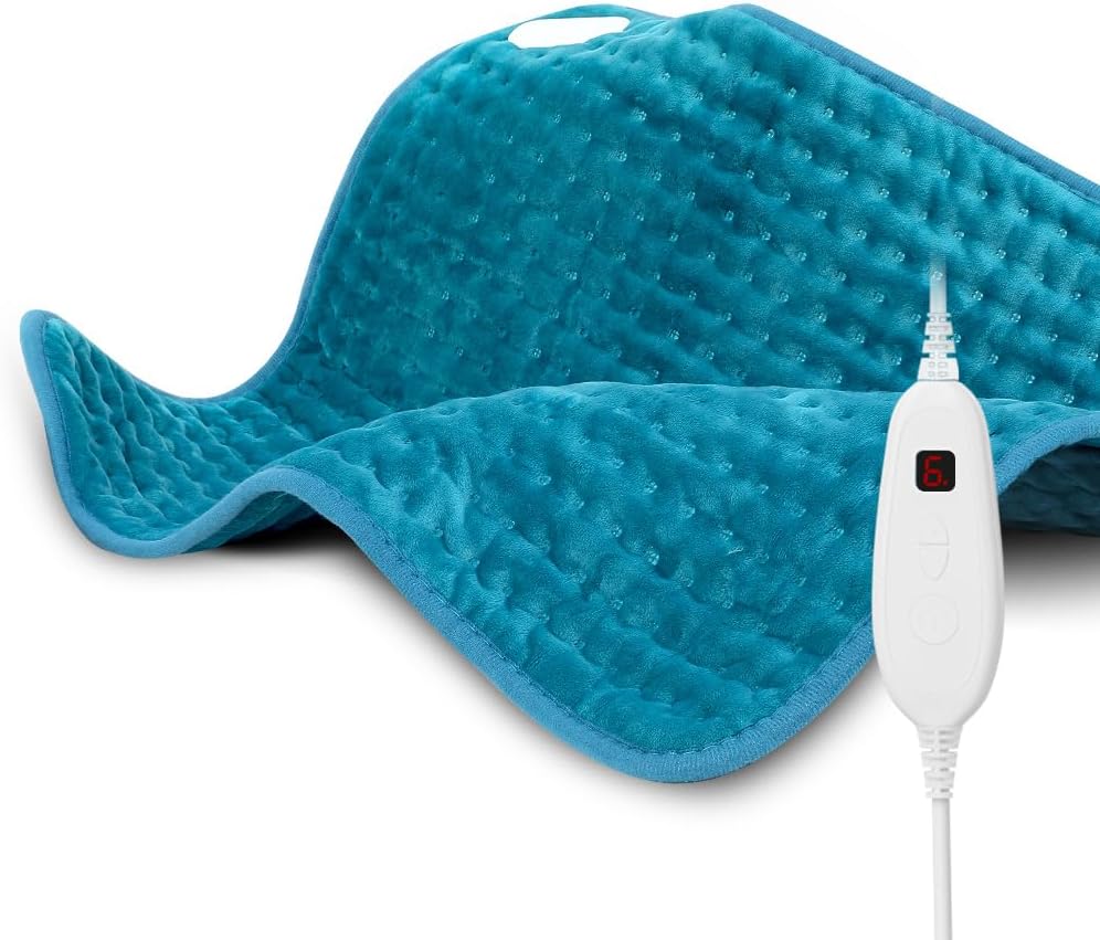 DAILYLIFE Heating Pad for Back Pain Relief with 6 Heat Settings