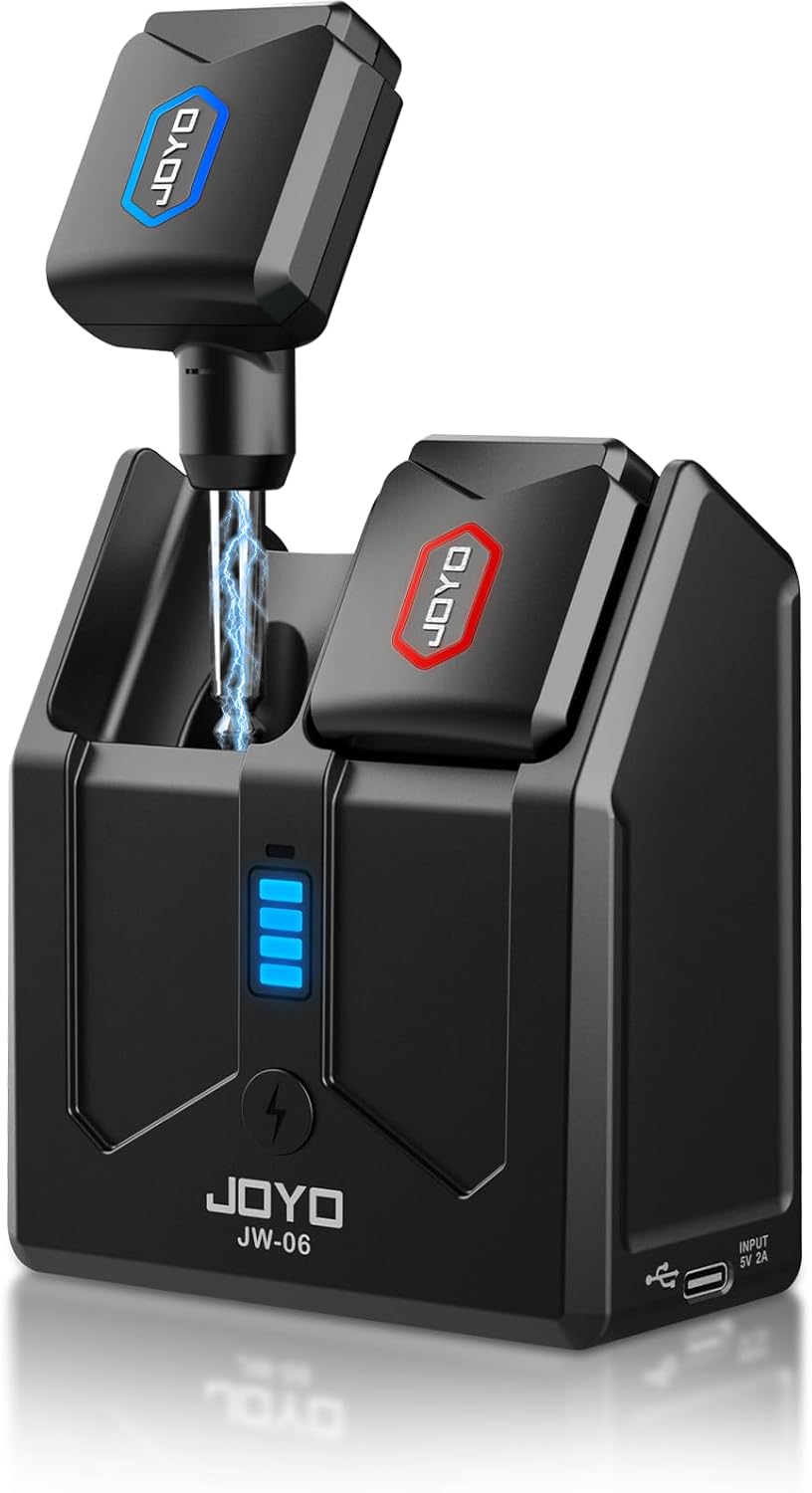 Wireless Guitar Transmitter: 5.8Ghz Clarity w/ 4 Channels