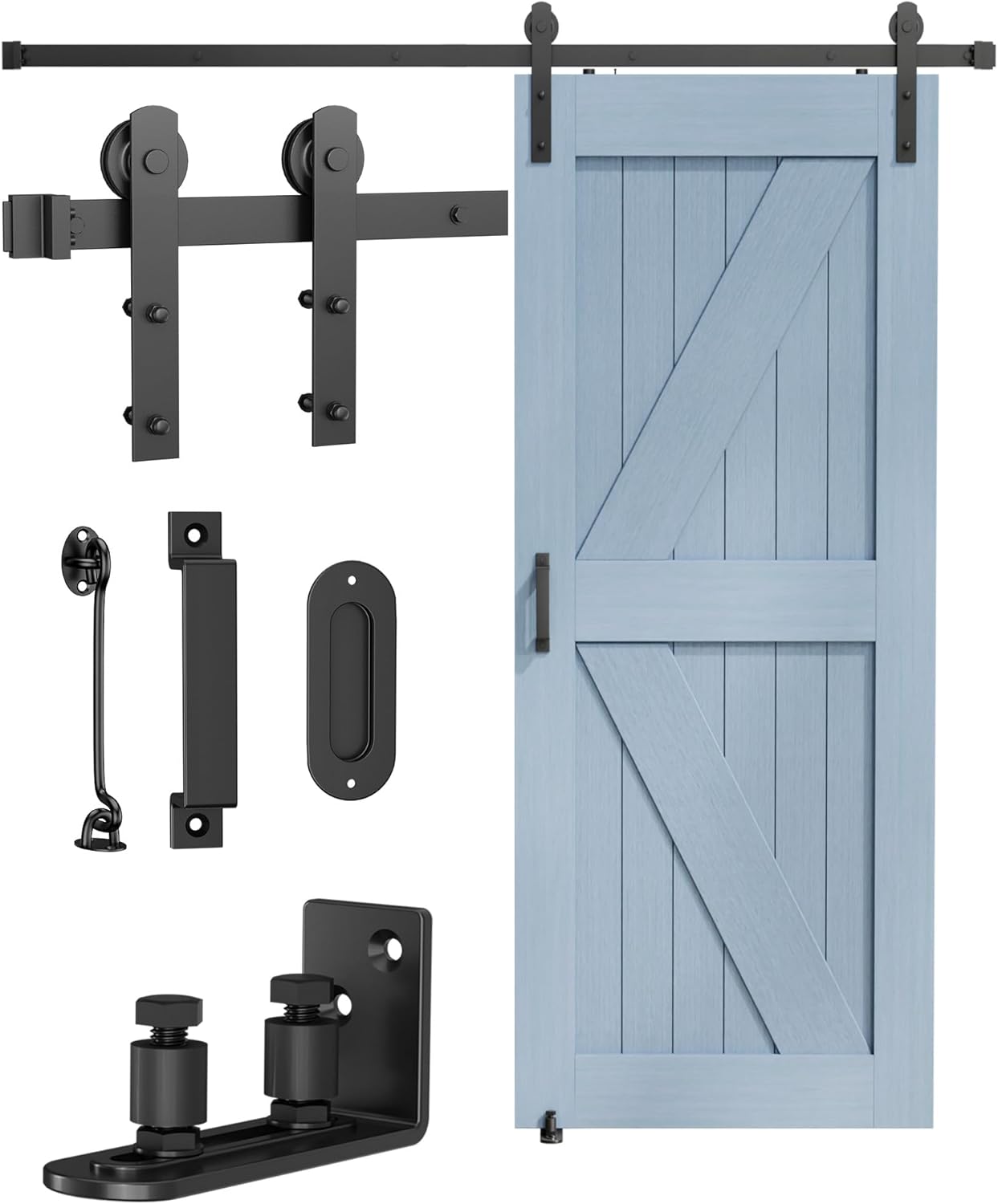 Premium 6.6FT Barn Door Hardware Kit for Smooth Sliding Doors