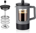 YOLIFE Mini French Press: Portable Perfection in Grey & Black