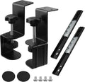 Pair of Keyboard Tray Under Desk 45mm Table Mounting Keyboard Holder