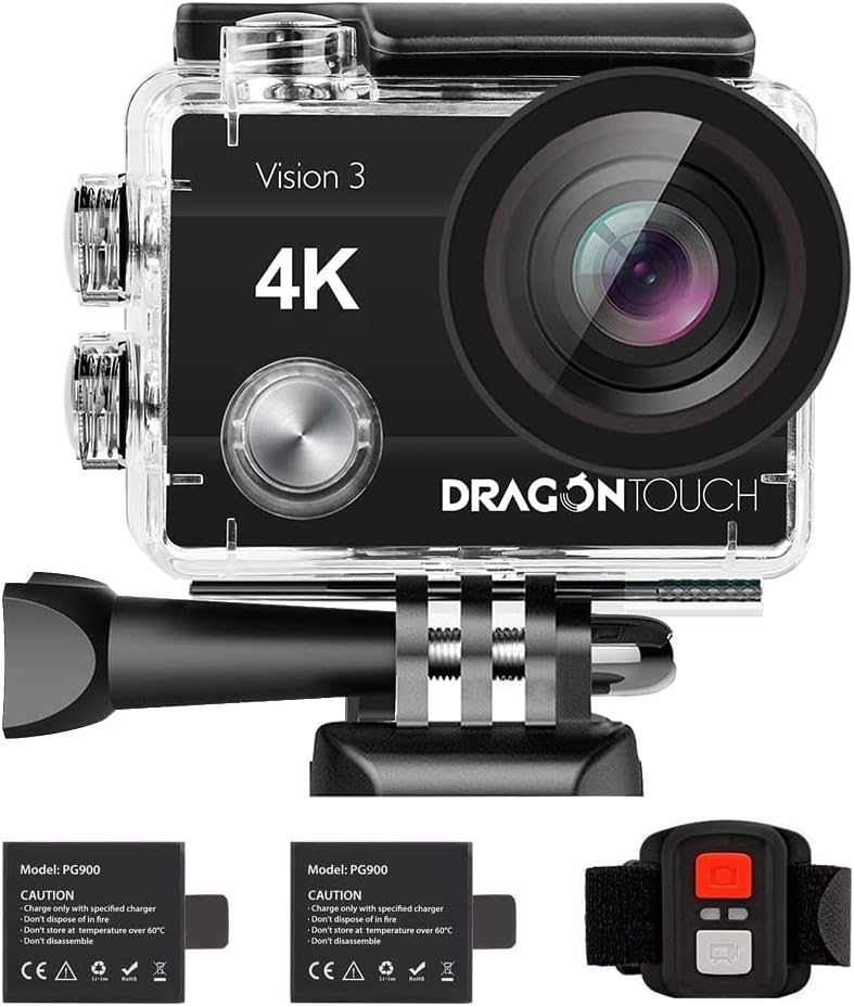 Dragon Touch 4K Action Cam: Capture Crisp Underwater Moments!