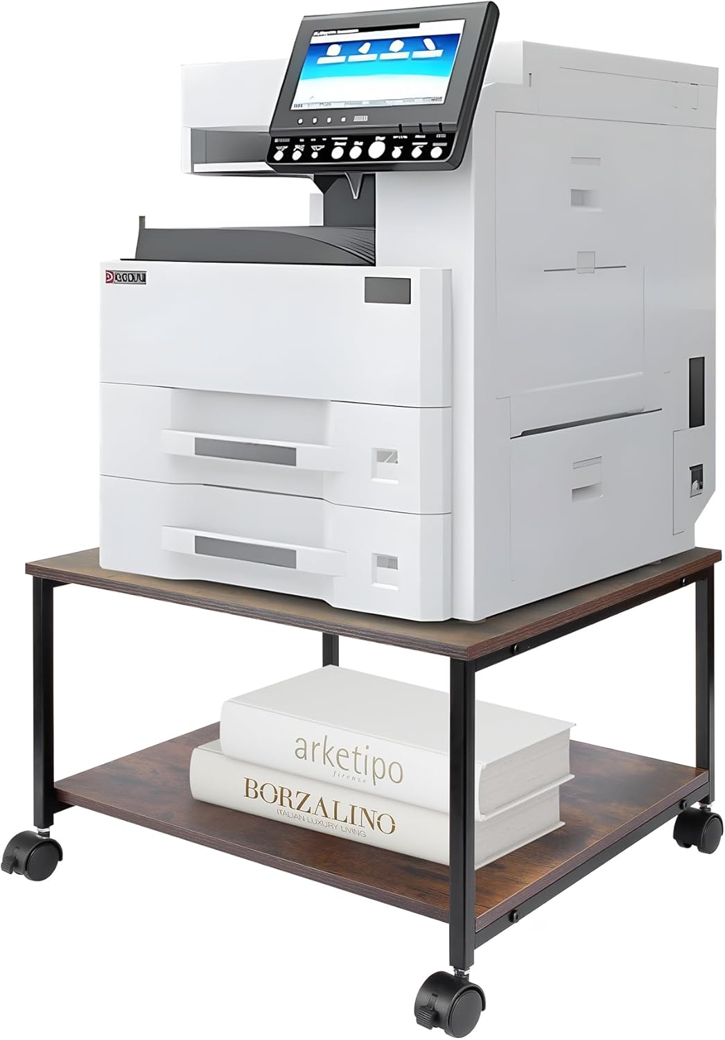 EMERIT Printer Stand for Home Office - Heavy Duty Rolling Cart