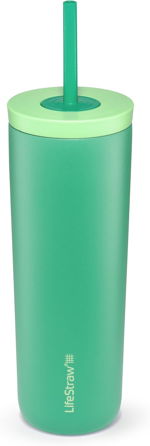 LifeStraw Go Series Tumbler: Insulated Water Filter for Travel