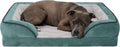 Orthopedic Dog Bed for Large/Medium Dogs - Plush Celadon Comfort