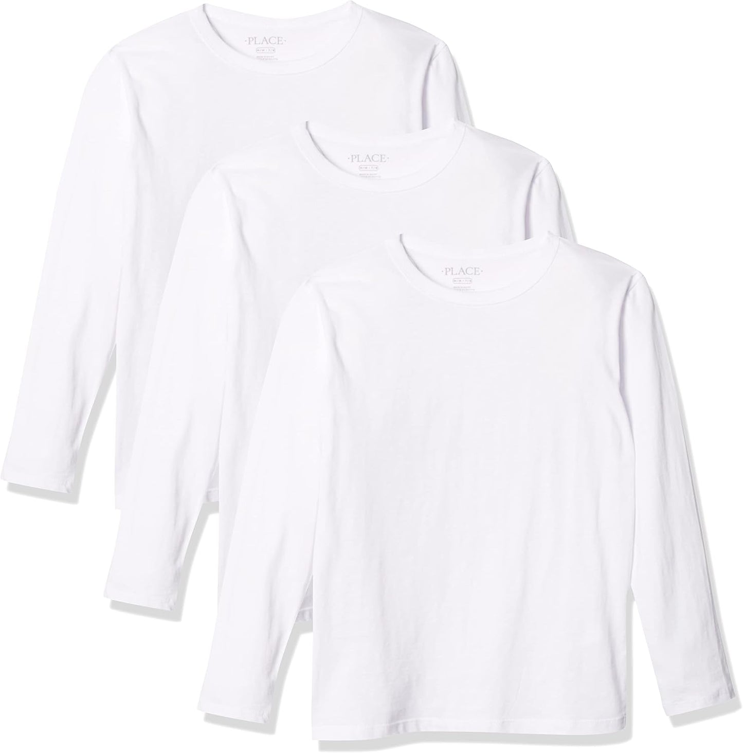 Boys Basic Long Sleeve Tee Multipack for Comfortable Layering