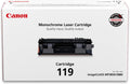 Canon Genuine 119 Black Toner Cartridge - Reliable Office Output