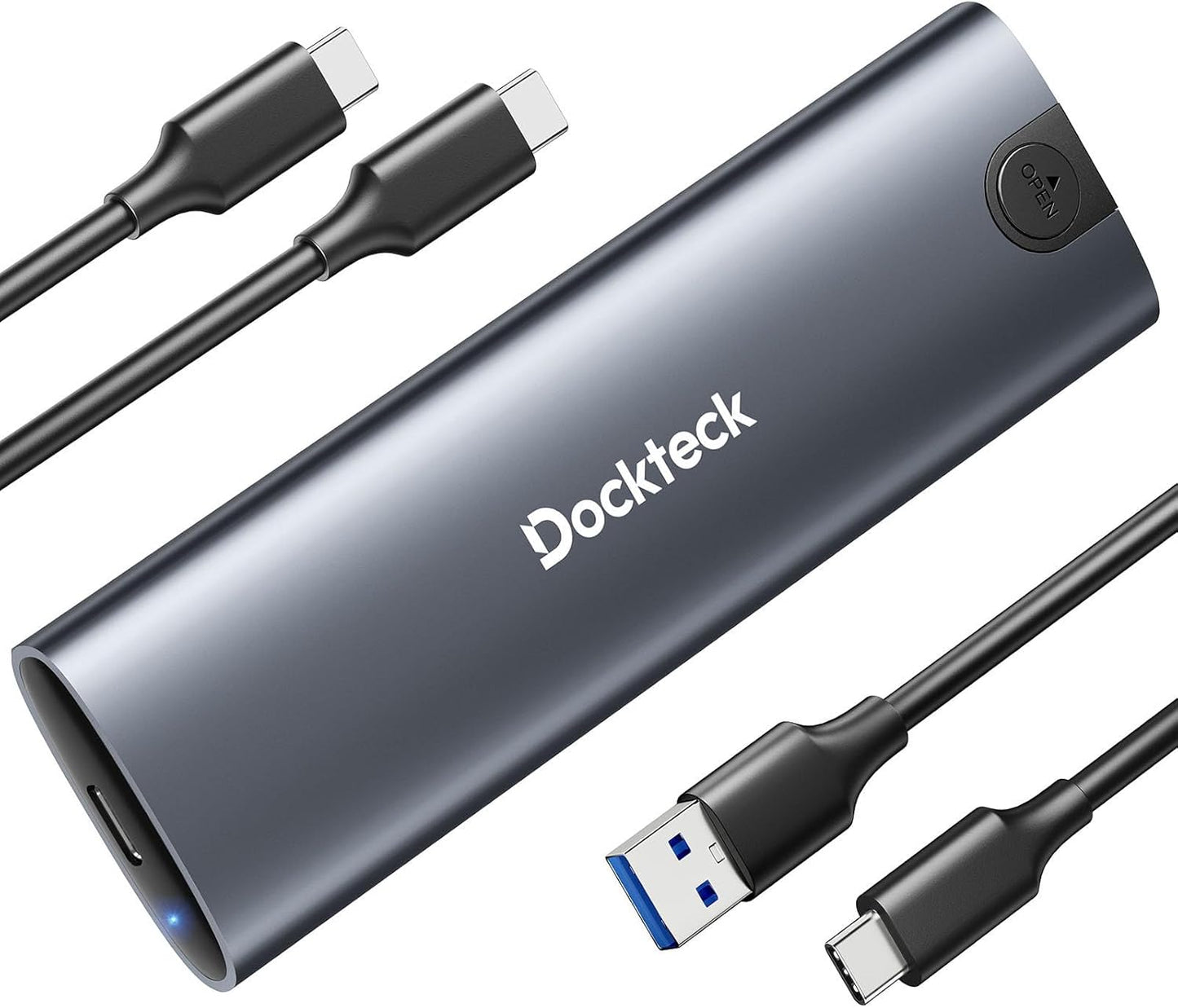 Ultra-Fast 10Gbps NVMe SSD Enclosure by dockteck