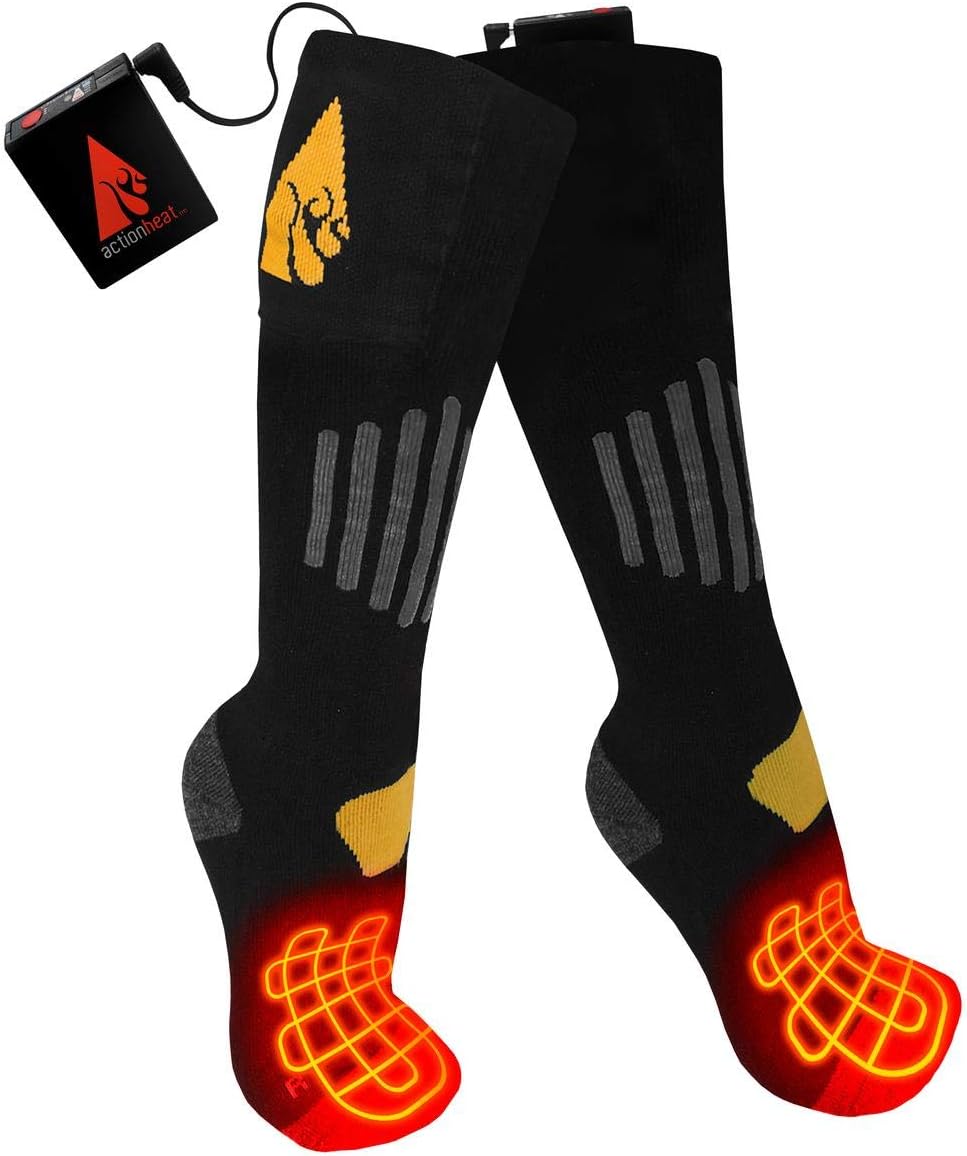 ActionHeat Heated Socks - Toasty Toes Anywhere!