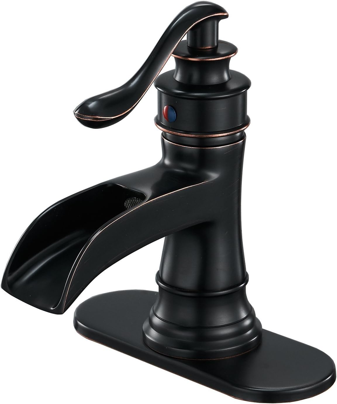 BWE Waterfall Bathroom Faucet in Oil Rubbed Bronze for Elegance