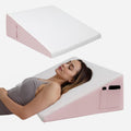 Wedge Pillow for Headboard - Elevated Support for Acid Reflux Relief