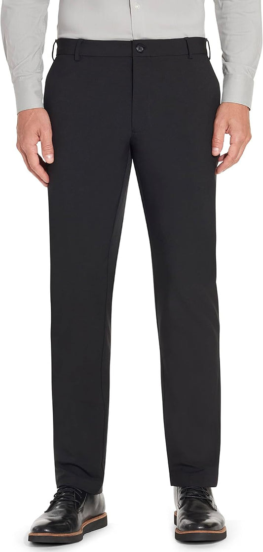 Van Heusen Mens Slim Fit Flex Flat Front Pant for Comfort