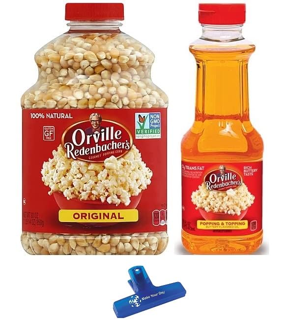 Orville Redenbacher's Gourmet Popping Corn and Buttery Oil Bundle