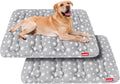 Dog Crate Mat 36 in x 23 in 2 Pack - Soft Star Print Kennel Pads