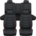 Nilight Car Seat Covers Custom Fit for 2007-2024 Jeep Wrangler JK JL