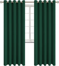 Blackout Curtains for Bedroom - Thermal Insulated Emerald Green Panels
