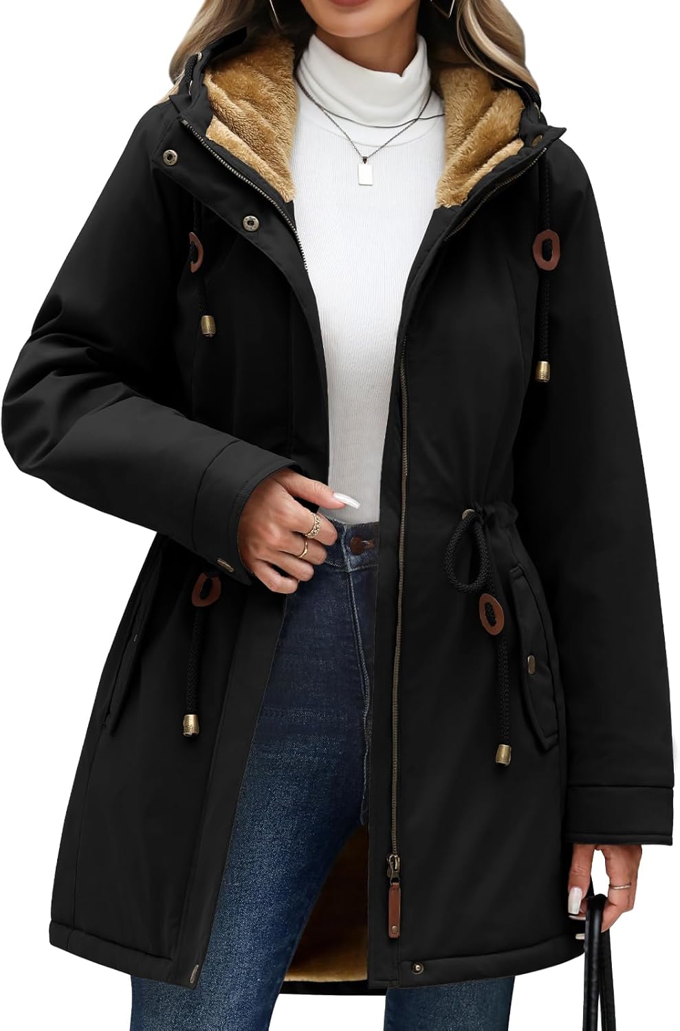 Yusongirl Parka Jacket Women Waterproof Warm Winter Coat Review