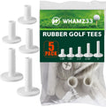 Premium Rubber Golf Tees - Assorted Sizes - Enhanced Driving Range